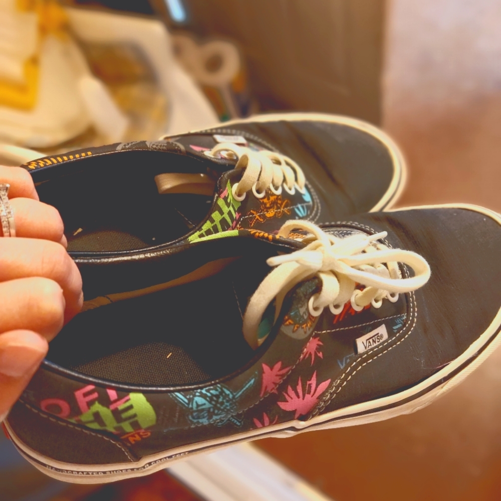 Vans multi colored